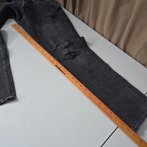 Abercrombie Fitch‎ Rustin Jeans Men’s 29x30 Black Athletic Skinny Distressed - Picture 11 of 13